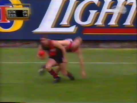 1999 AFL Reserves Grand Final  Essendon Vs St Kilda. 1 hour and 43 mins.