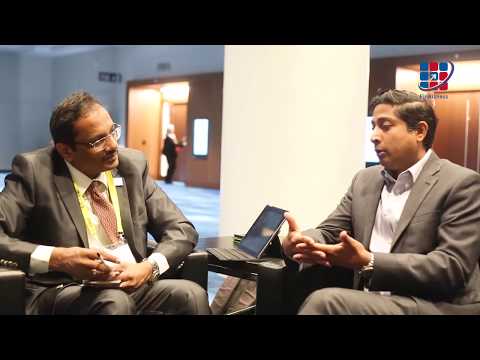 Babu Nair with Rajesh Venkatraman at Sibos