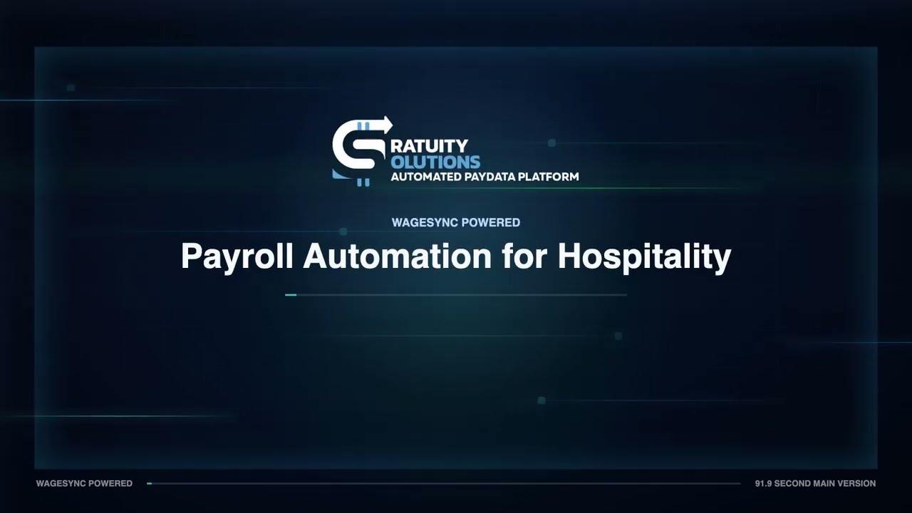 Payroll Automation for Hospitality — WageSync by Gratuity Solutions