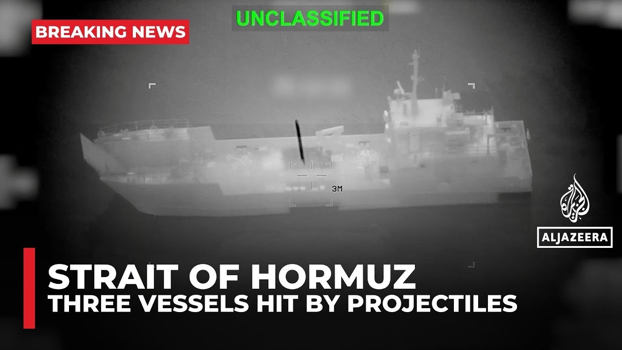 Three commercial ships hit by projectiles near Strait of Hormuz: UKMTO