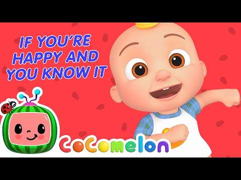 If You're Happy and You Know It | CoComelon Nursery Rhymes | Toddler Learning Kids Songs