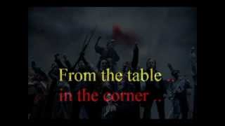 Empty chairs at empty tables (Karaoke-version with lyrics) from 'Les Miserables'
