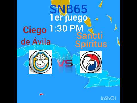 Ciego de Avila vs Sancti Spíritus hoy a la 1:30 PM.Parte#1
