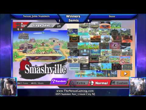 Nexus| John Numbers(WFT) vs Steee(Cloud,DK) - Super Smash Bros. For Wii U - Winners Semis 1-28-16