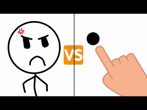 Put your finger here | Stickman vs Your finger | flipaclip Animation