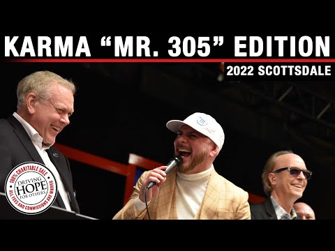 $700,000 Pitbull Charity Sale - Karma "Mr. 305" Edition - BARRETT-JACKSON 2022 SCOTTSDALE