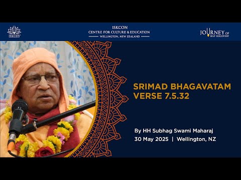 Srimad Bhagavatam verse 7.5.32 by HH Subhag Swami Maharaj