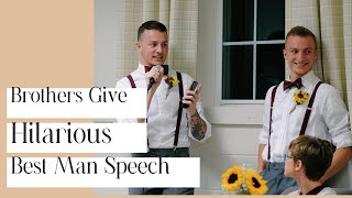 "We should probably get started on this speech." | Hilarious Best Man Speech