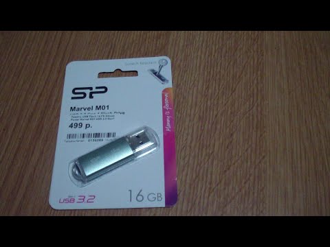 Распаковка и обзор  USB-флэшки Silicon Power marvel M01 16 GB  MLC-memory CHIP. Flash Drive Overview