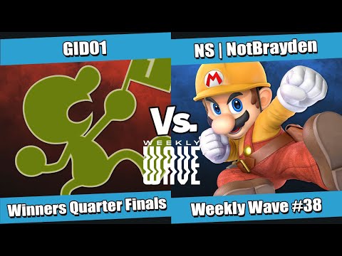 Weekly Wave #38 Winners Quarter Finals - GID01 (G&W) vs NS | NotBrayden (Mario)