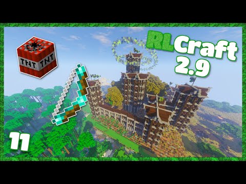 TheKiwiGamer - Stealing from the College of Evil! | RLCraft 2.9 Update - Ep 11