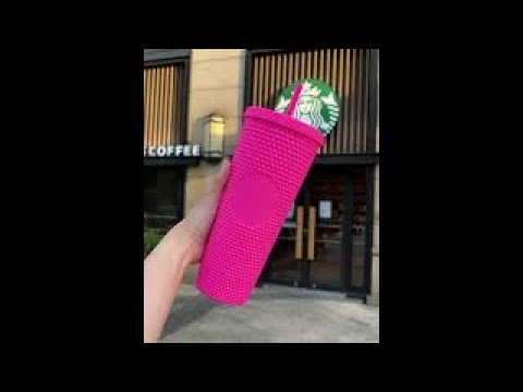 Studded Pink Starbucks Cup