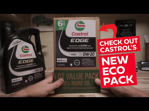Introducing The New Castrol EcoPack: Now 20% More Oil