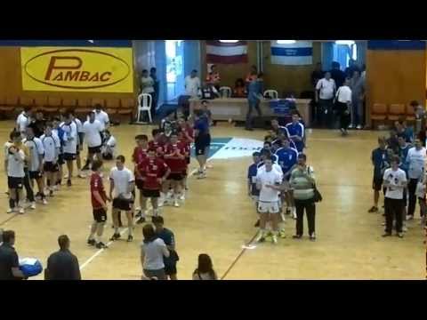 Festivitate premiere turneu final juniori I handbal masculin Bacau 2012