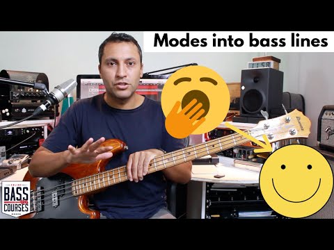 Turn BORING Modes & Scales Into Awesome Bass Lines!