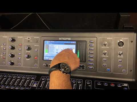 Midas M32 Practical Exam 3 - Mic to Cue Wedge