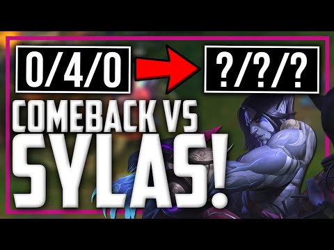 HOW TO COME BACK AGAINST SYLAS! SEASON 9 RENEKTON VS SYLAS TOP LANE GAMEPLAY - League of Legends