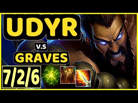 MINERVA (UDYR) vs GRAVES - 7/2/6 KDA JUNGLE GAMEPLAY - BR Ranked GRANDMASTER