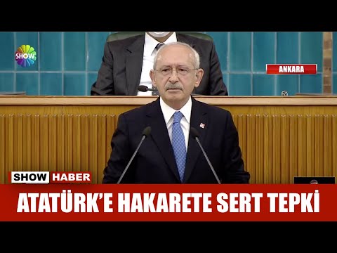 Atatürk'e hakarete sert tepki