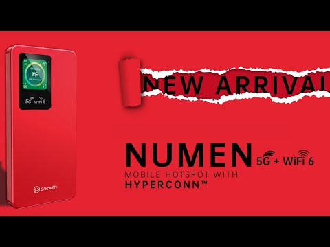 【GlocalMe】NUMEN Teaser (5G + WiFi6 Mobile Hotspot with HyperConn)