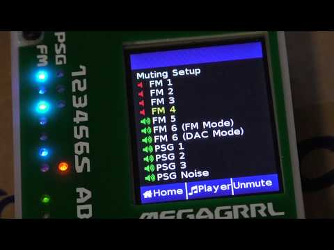 MegaGRRL channel muting demo