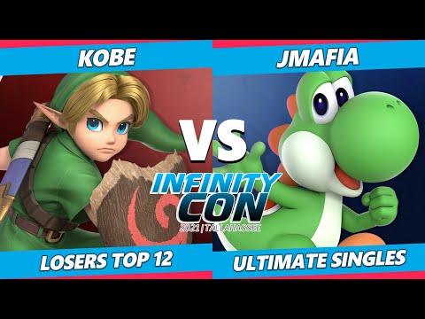 Infinity Con 2021 Top 12 - JMafia (Yoshi, Steve) Vs. Kobe (Young Link) SSBU Ultimate Tournament