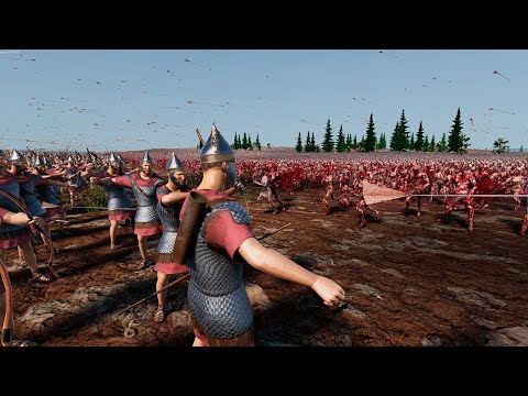 NEW Roman Archers Army vs 1 Million Zombies — Ultimate Epic Battle Simulator 2
