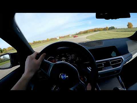 2021 BMW M3 Competition - POV Track Drive (Binaural Audio)
