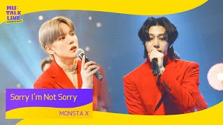 몬스타엑스(MONSTA X) _ Sorry I&#39;m Not Sorry | 컴백쇼 뮤톡라이브 | 셔누 민혁 기현 형원 주헌 아이엠