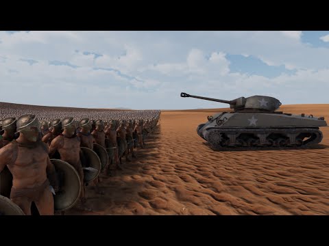 1 Tank Vs 100000 Spartans | Ultimate Epic battle simulator 2