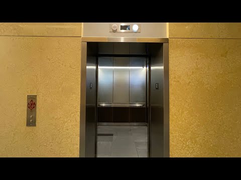 Efficient Otis Gen2 MRL Traction Elevators @ The MSP Airport Intercontinental Hotel in St. Paul, MN
