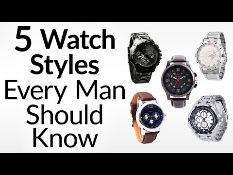 5 Watch Styles Every Man Should Know | Men's Guide To Dress, Dive, Aviator, Field & Racing Watches