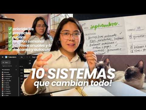 10 sistemas prácticos para organizar tu vida | productividad, gestión de tiempo, tesis, hogar y más