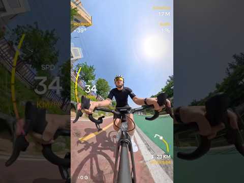 인스타360 X5로 찍었어요.