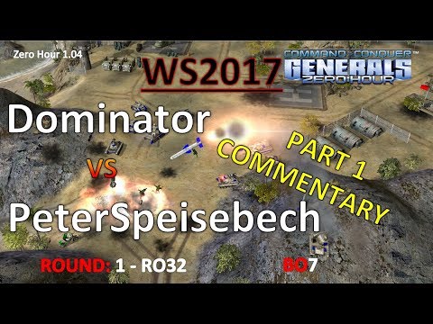 Zero Hour - WS2017 - Dominator vs PeterSpeisebech  - Round 1 (Ro32) - Part 1