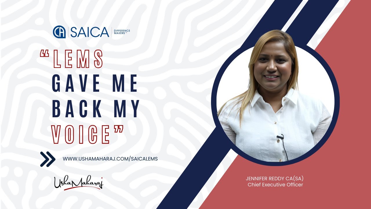 From Director to CEO | How SAICA LEMS Helped Me Reclaim My Voice | Jennifer Reddy’s Story
