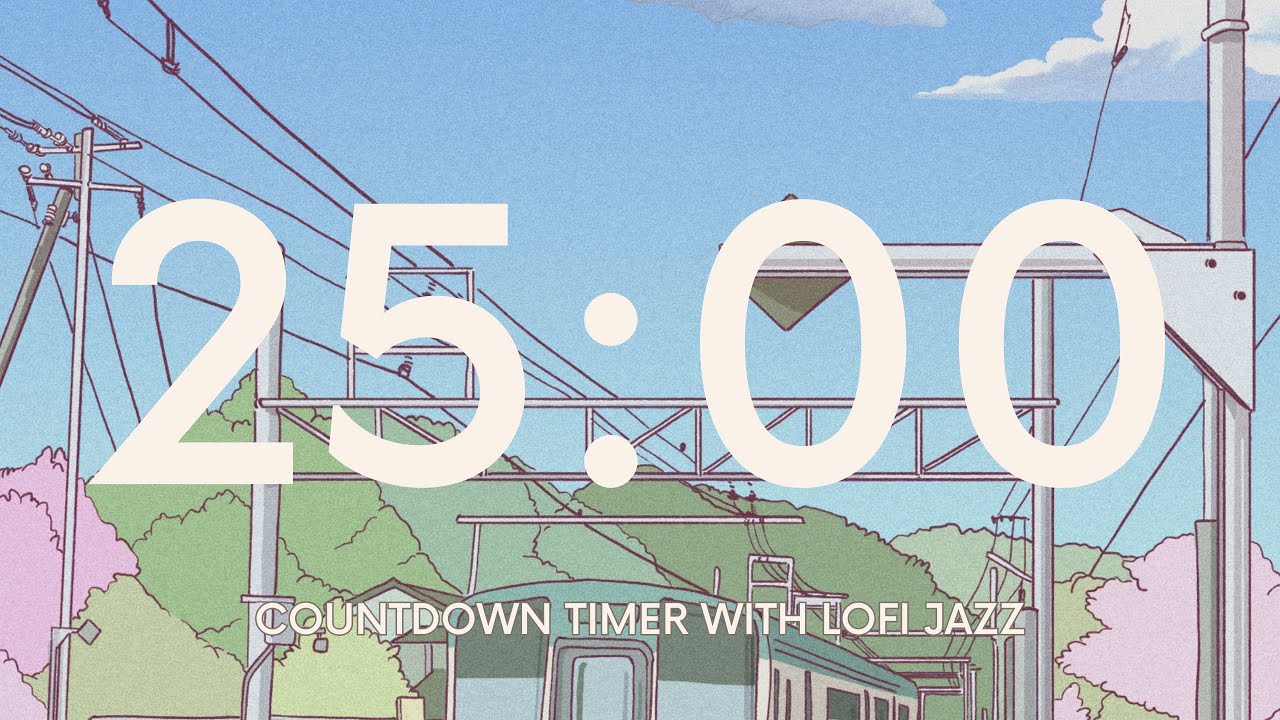 25 Minute Timer with Music for Classroom | Lofi Jazz