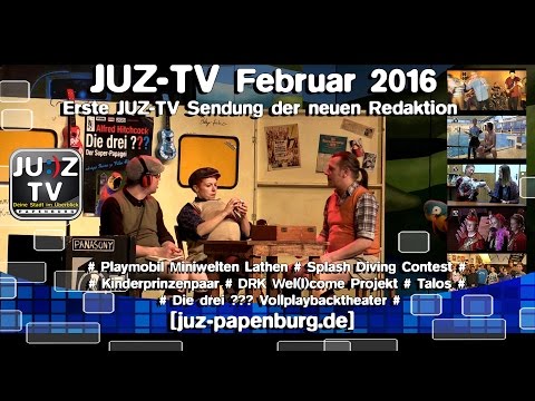 JUZ-TV Papenburg Magazin Februar 2016 Talos Drei Fragezeichen Vollplaybacktheater ...