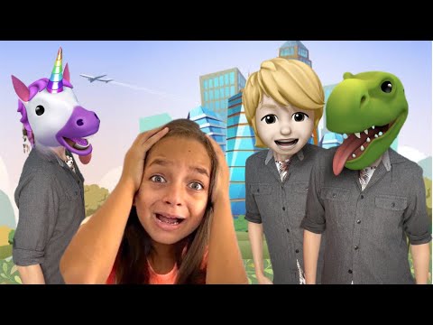 A funny story of a boy who is about emojis! | PRETEND PLAY HAIR SALON
