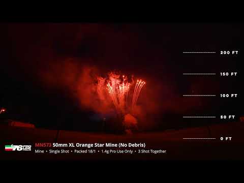 MN573 50mm XL Orange Star Mine (No Debris) - '76 Pro Line Italia 2025