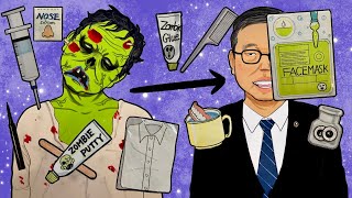 【paperdiy】【making】🧟ゾンビからあの人に大変身🧟#making#asmr