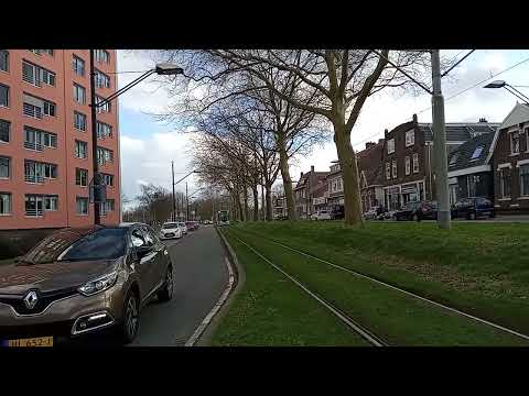Tram 25 naar Schiebroek bij Dordtsestraatweg