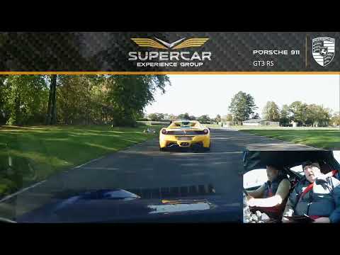 ingliston driving experience PORSCHE  GT3RS