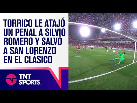 ¡SIEMPRE ESTÁ! 🙌 TORRICO LE ATAJÓ UN PENAL A SILVIO ROMERO Y SALVÓ A SAN LORENZO EN EL CLÁSICO