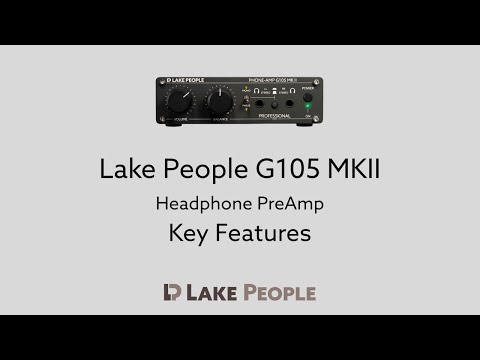 Lake People G105 MKII - Kopfhörerverstärker für professionelle Anwendungen - Made in Germany