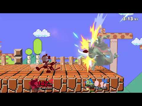 Game & Watch vs King K Rool