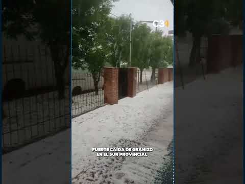 🌨️ Fuerte caída de GRANIZO en el sur de CÓRDOBA | Cadena 3 Argentina