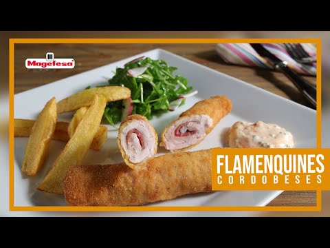 RECETA de FLAMENQUINES CORDOBESES en la freidora MILOS I MAGEFESA