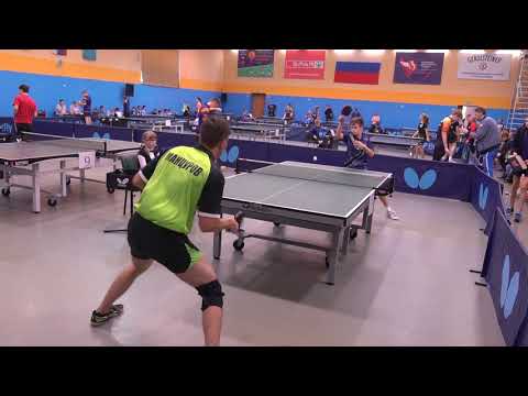 Янтарная ракетка 2018. Манцуров Б. (Тула) - Гаев М. (Санкт-Петербург)