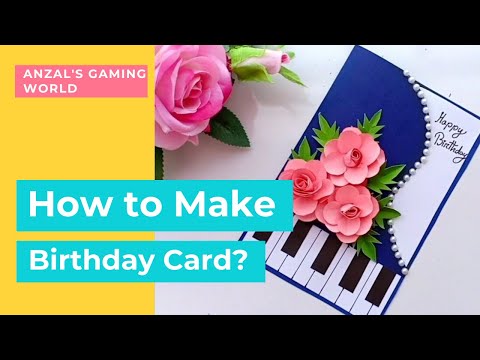 How to make birthday card | Happy Birthday Mama | Anzal's Gaming World | For Kids